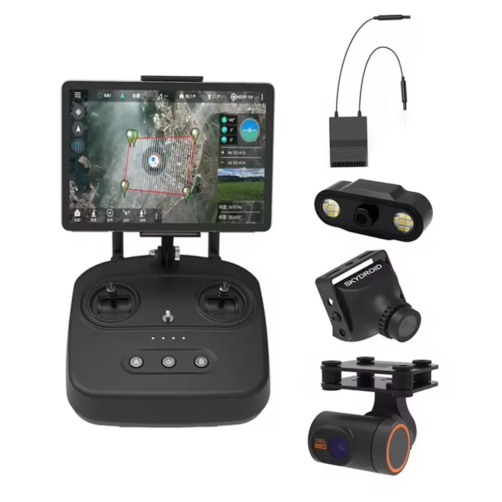 Drone Gimbal 2 Axis - Skydroid T10 Mini telecamera telecomandata 10